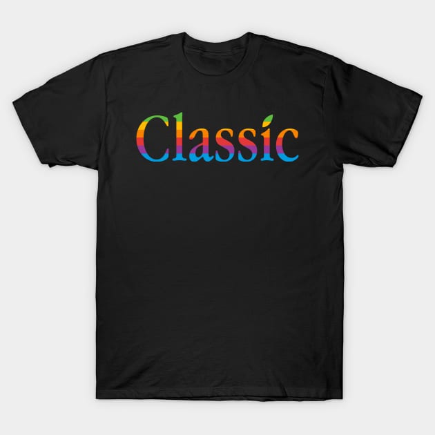 Classic Apple Six Colors T-Shirt by borgendorf